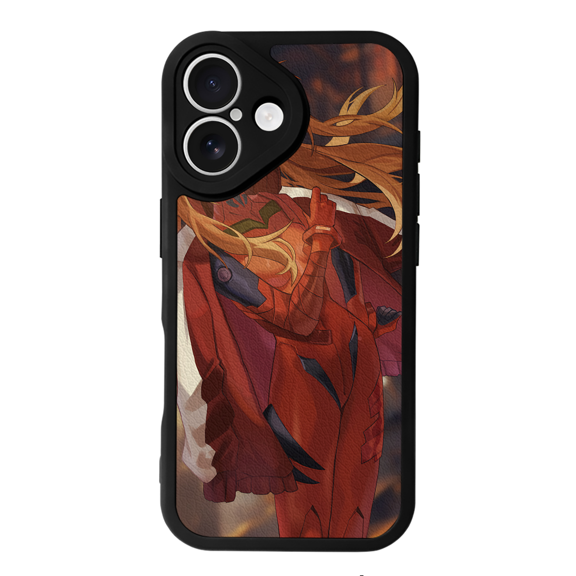 （画像用） EVA 新世紀エヴァンゲリオン 【iPhone 16シリーズ対応】シリコンスマホケース（レザー調） 材質：シリコン